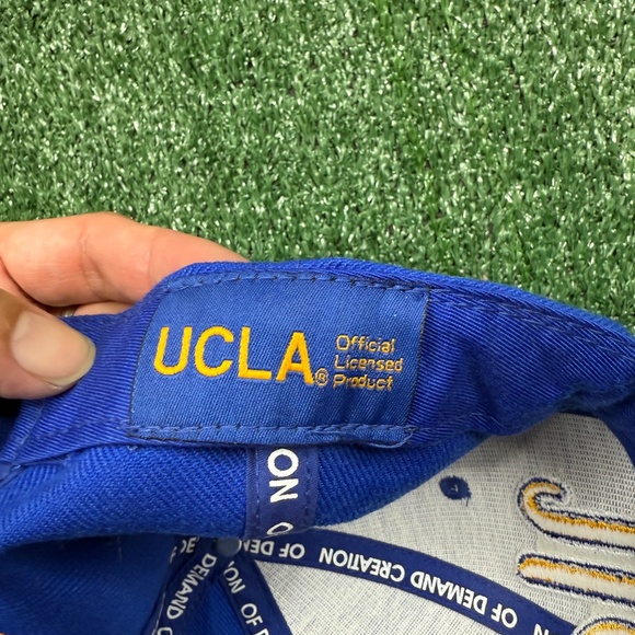 UCLA Bruins Mens Hat Cap Blue One Size Adjustable NCAA Football Sports Casual - Picture 5 of 6